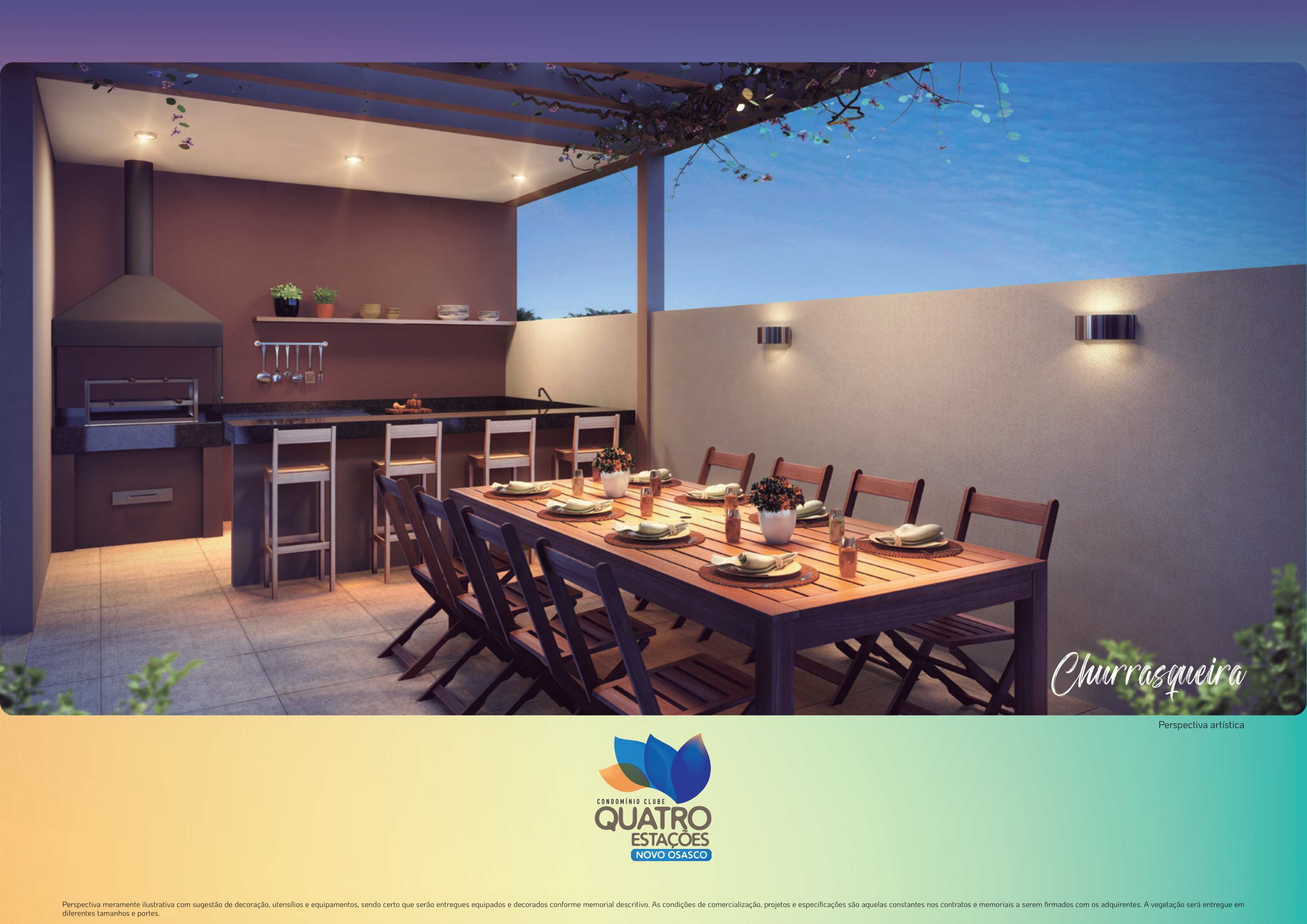 Churrasqueira completa para confraternizações