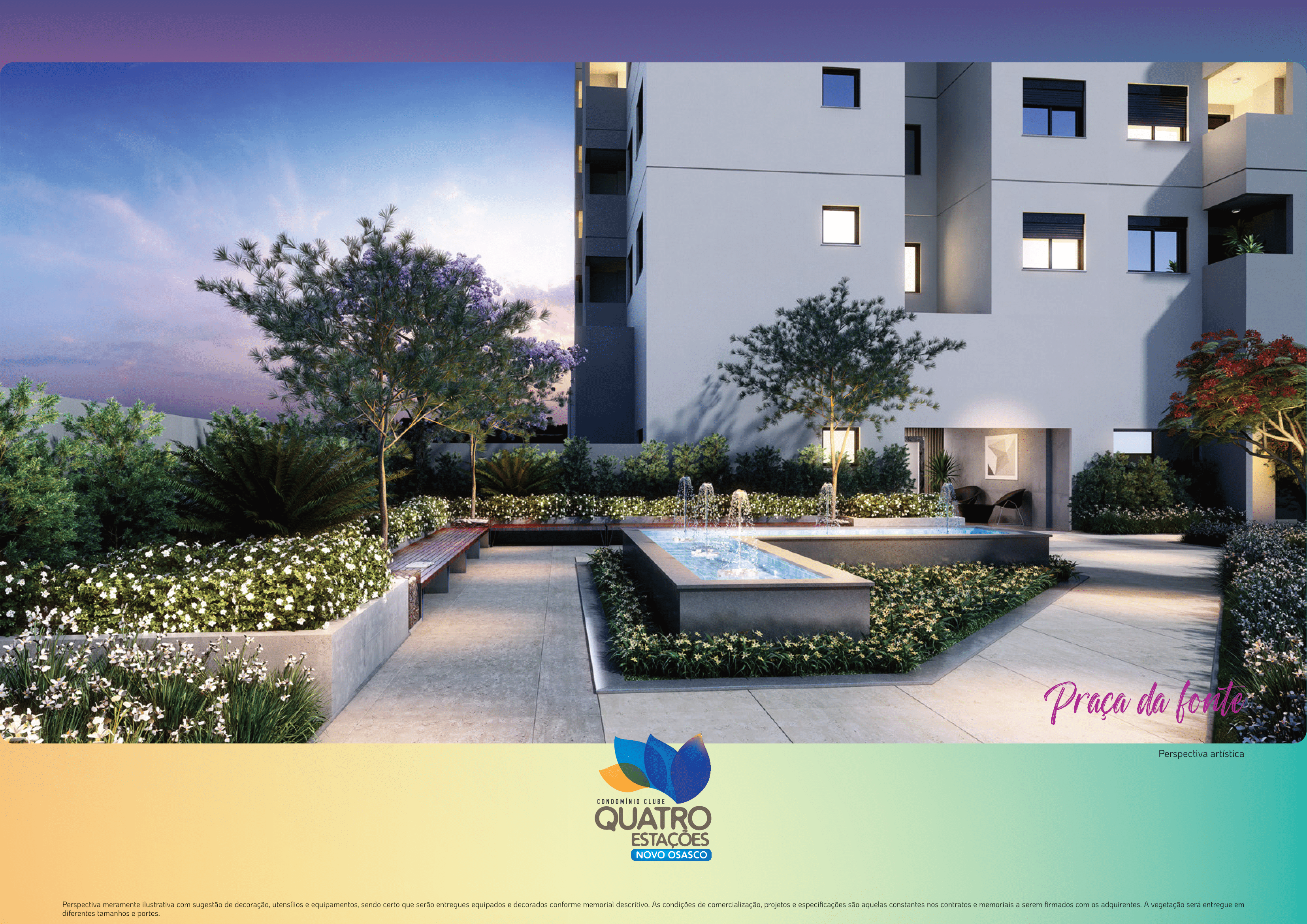 Vista lateral do Edifício Quatro Estações - Novo Osasco